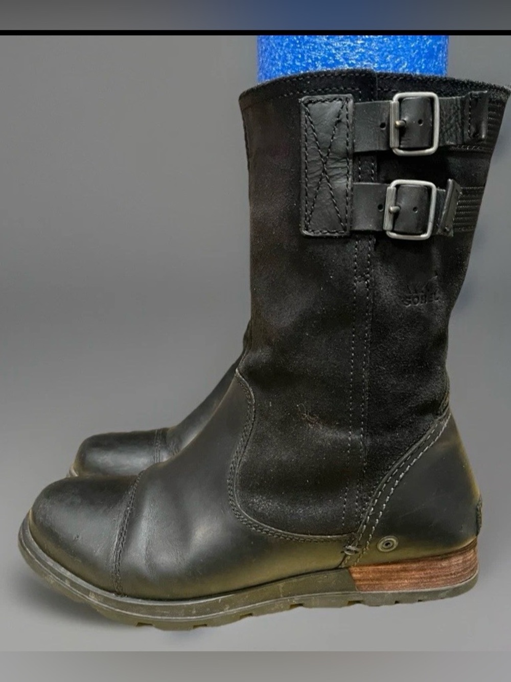 Sorel Black Suede Women's Boots